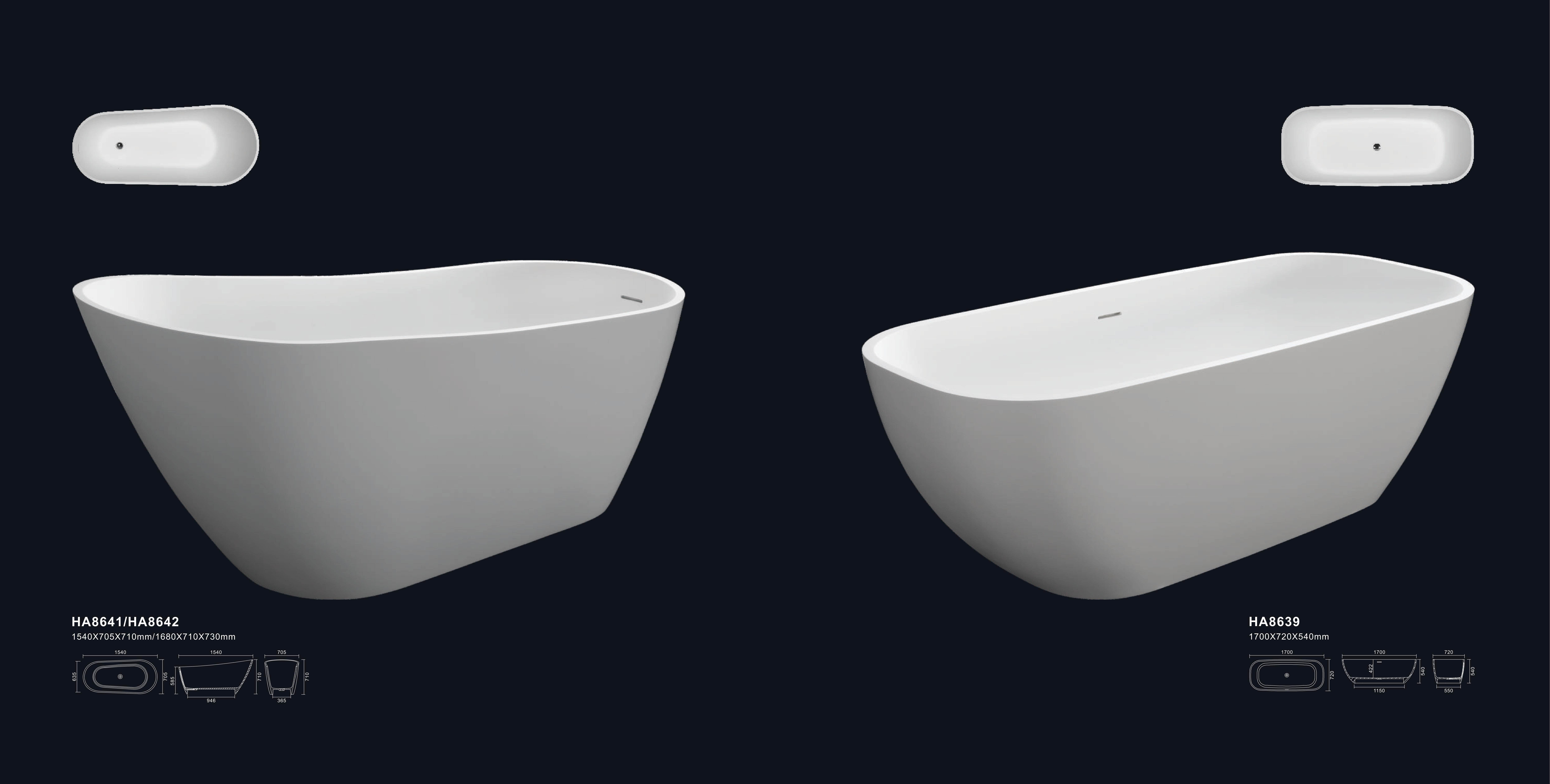 stone bathtub