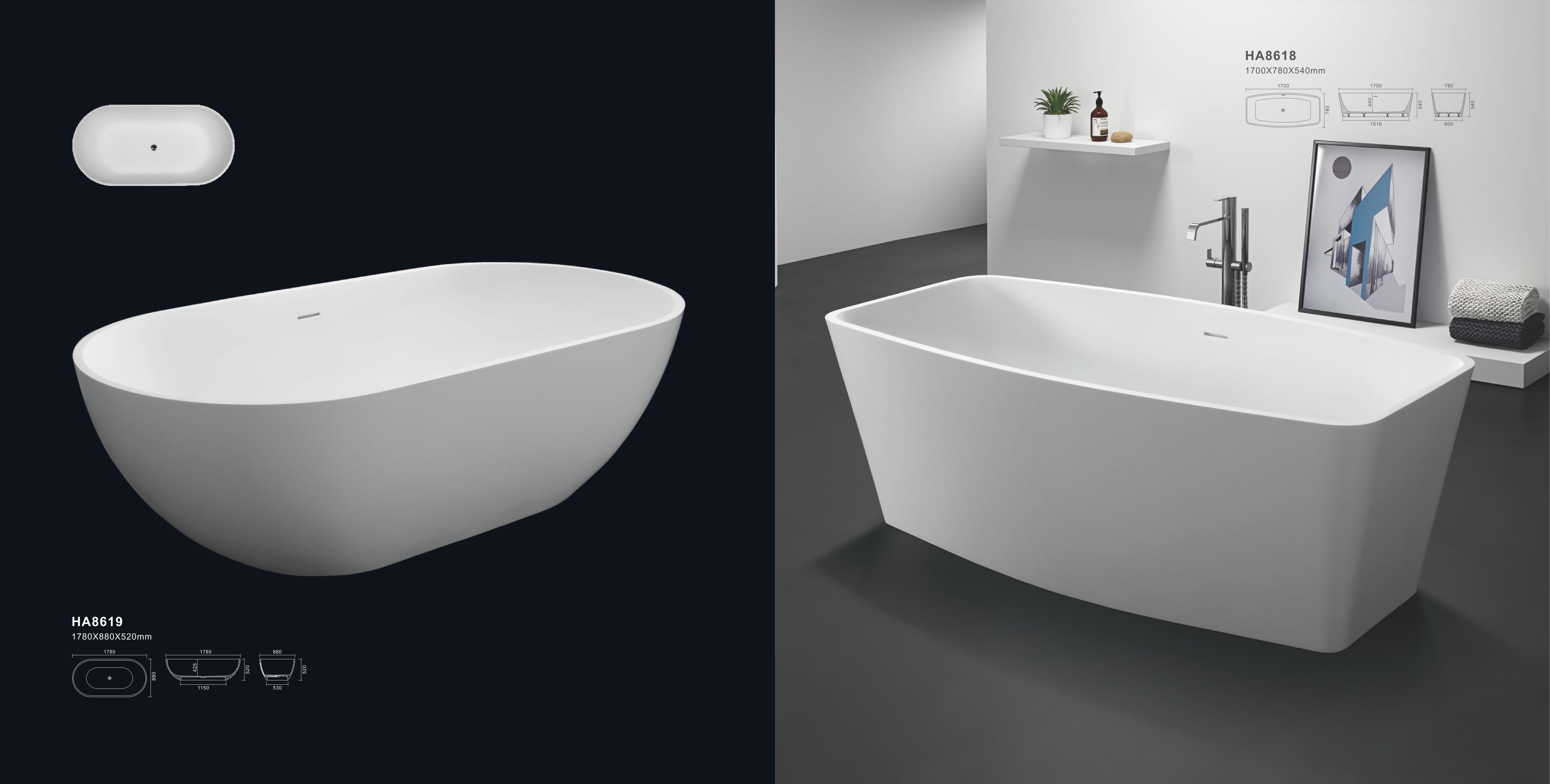 natural stone bathtub