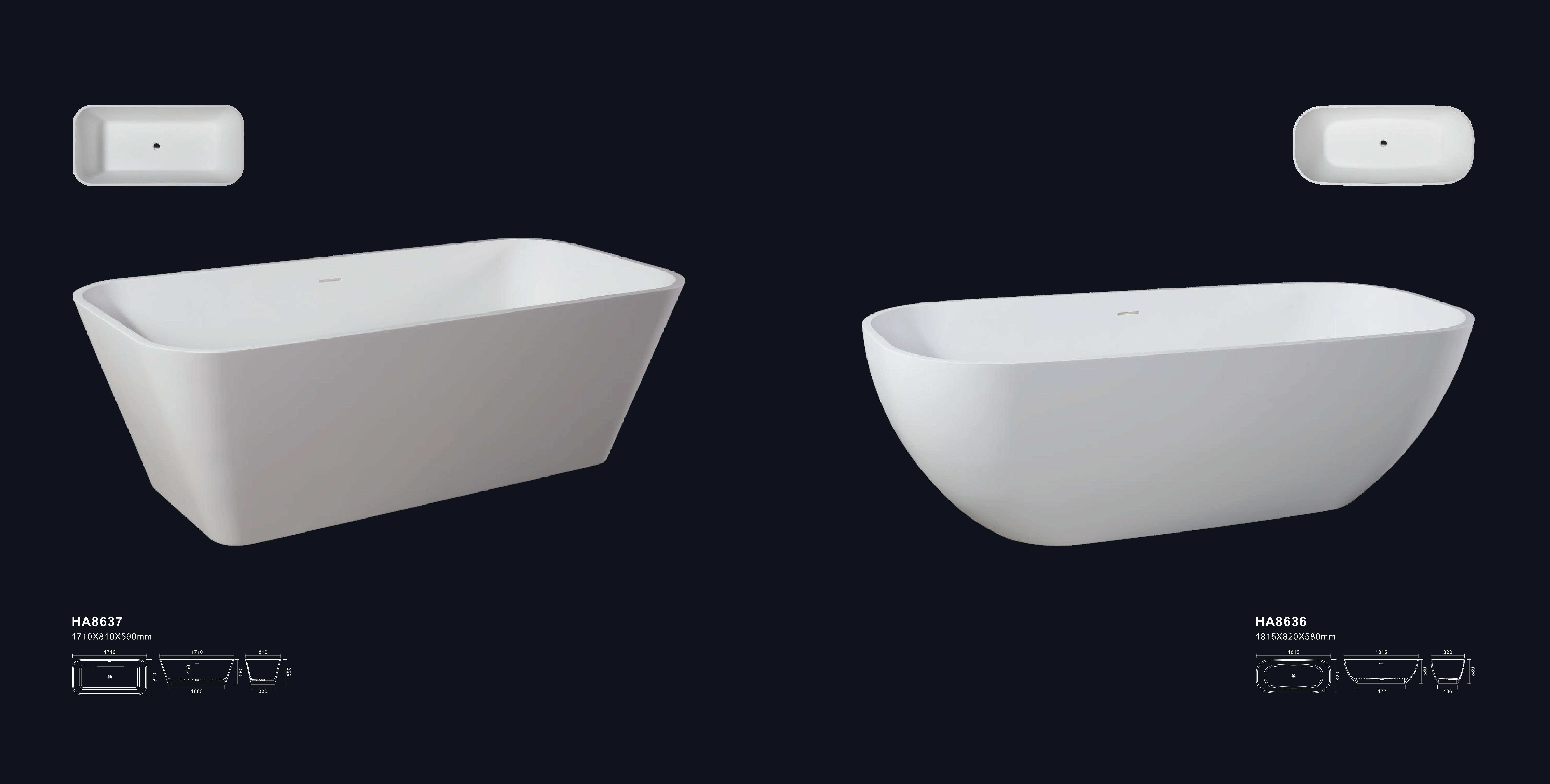 solid surface basin