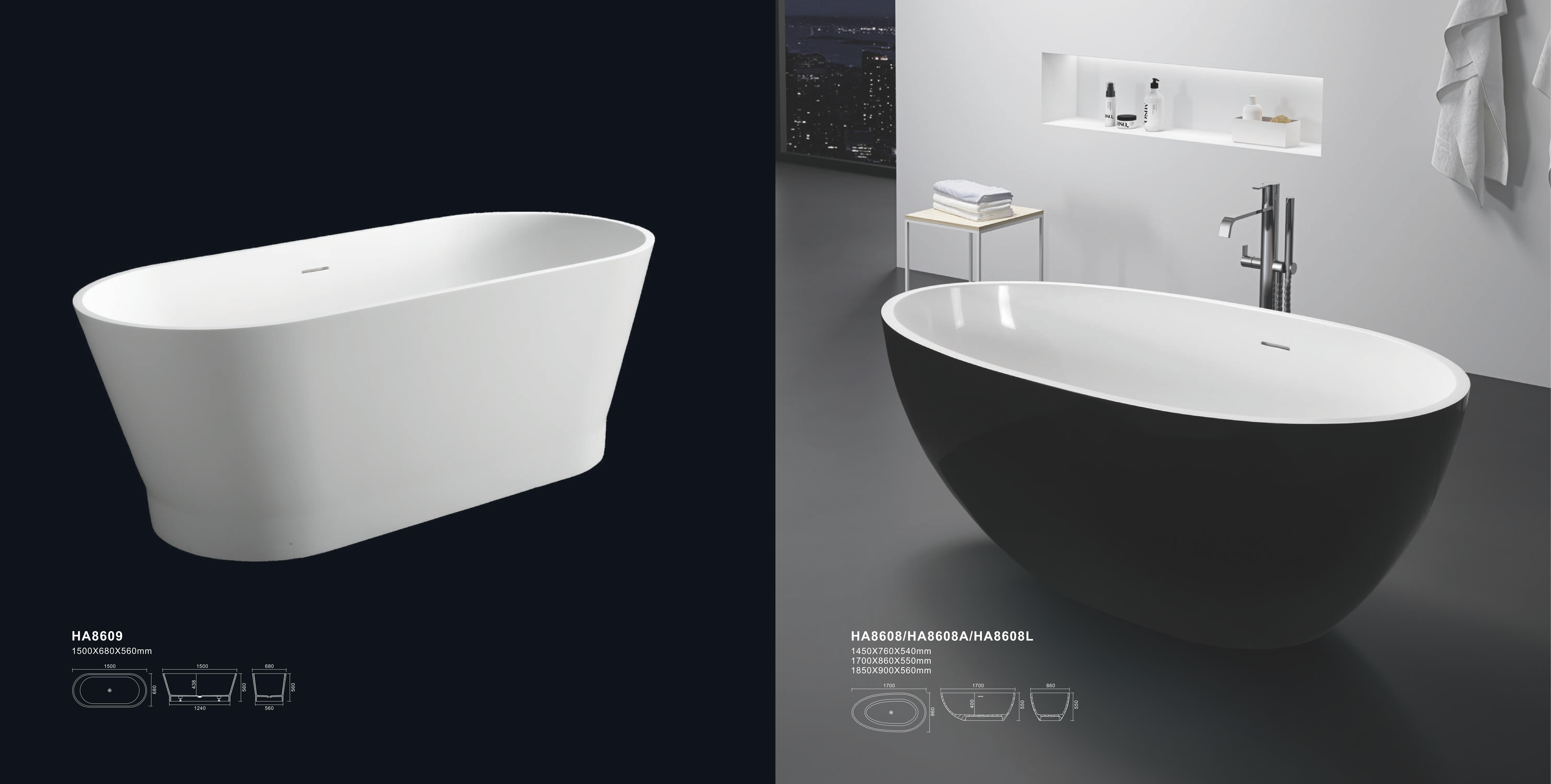 free standing bathtub