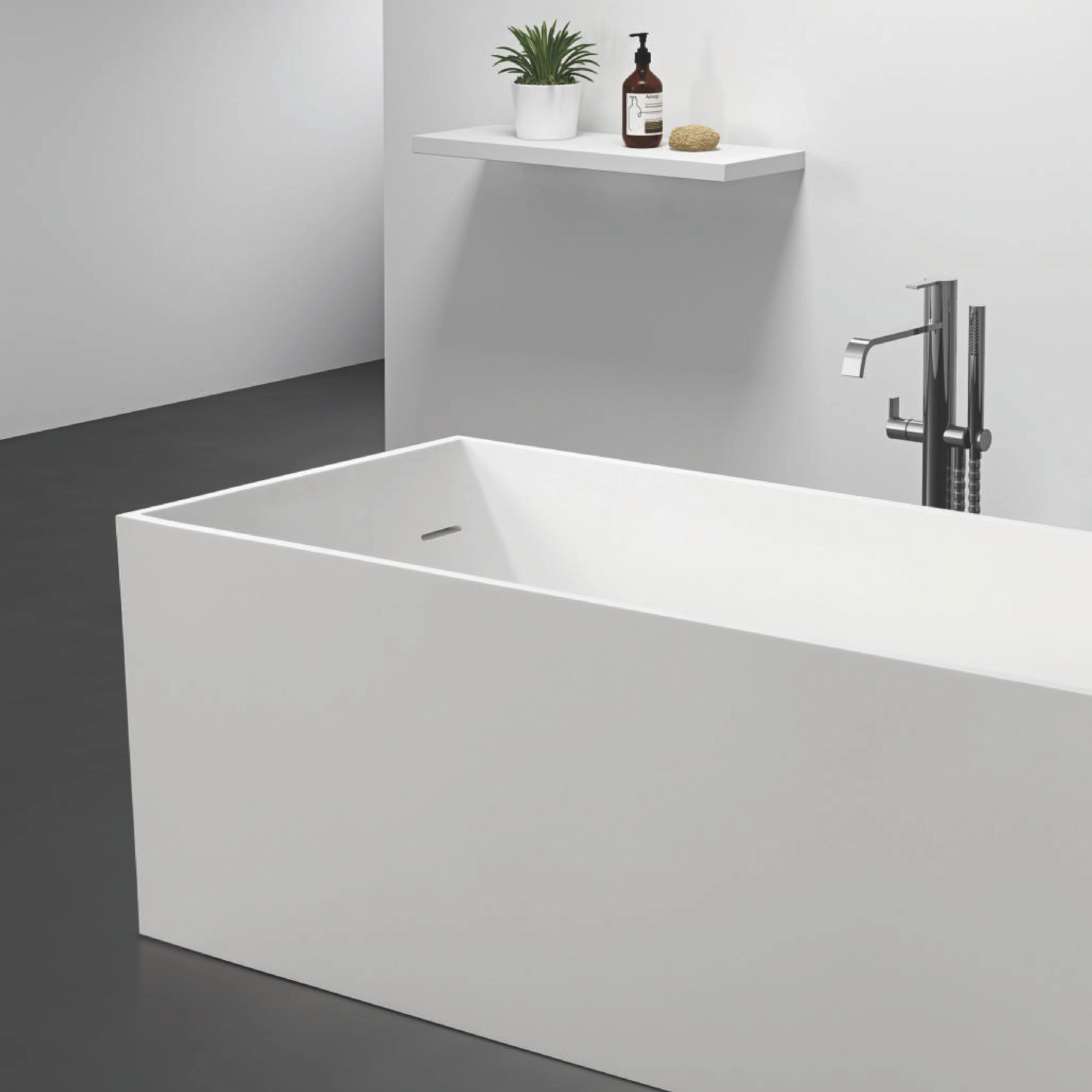 stone bathtub